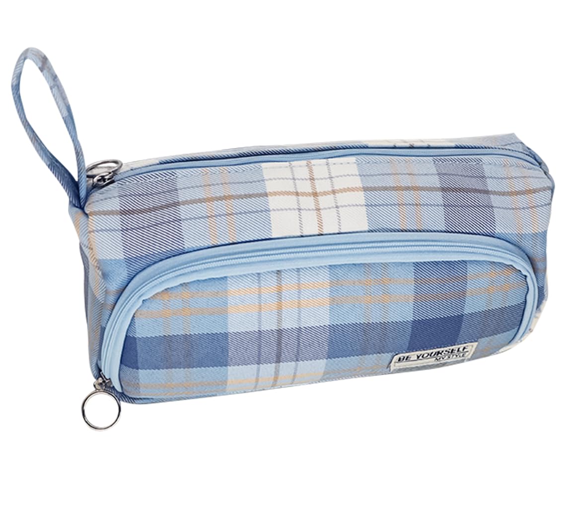 ZIBUYU Pencil Cases for Boys and Girls Canvas Pencil Pouch Large Stationery Pouch Pencil Box with Multi Compartment Canvas Pencil Bag with Zipper - 1 ZIBUYU Pencil Cases for Boys and Girls Canvas Pencil Pouch Large Stationery Pouch Pencil Box with Multi Compartment Canvas Pencil Bag with Zipper - 1